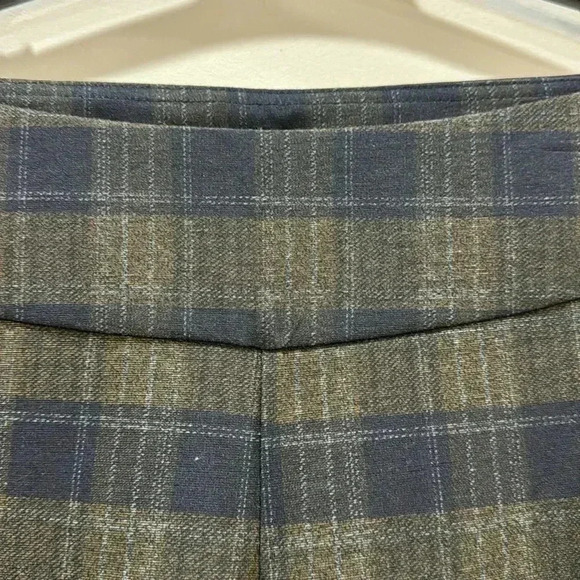 HOPE & HARLOW PULL-ON PLAID PRINT SLIM ANKLE PANTS SIZE MEDIUM - Picture 7 of 11